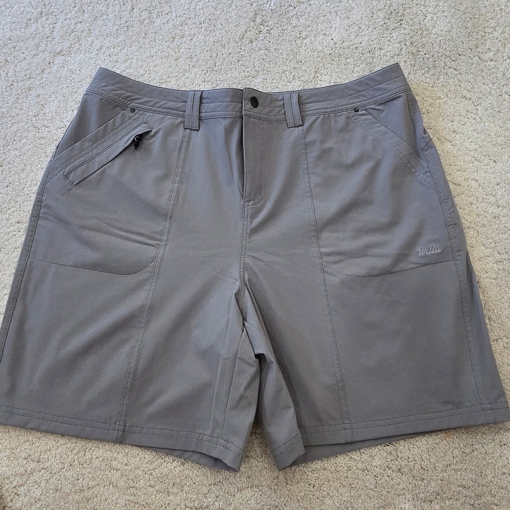 Women's‎ Gray Outdoor Hiking Shorts Size 16 Lightweight Quick Dry NWOT